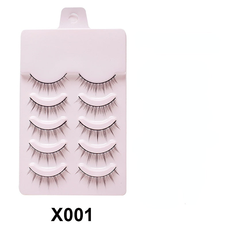 5 Pairs makeup 3D mink manga lashes faux cils korean natural fake eyelashes extenstion wimpern cosplay fluffy false eyelashes