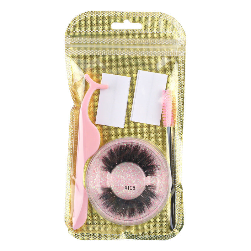 New adhesive tape glue-free false eyelashes set natural eyelashes