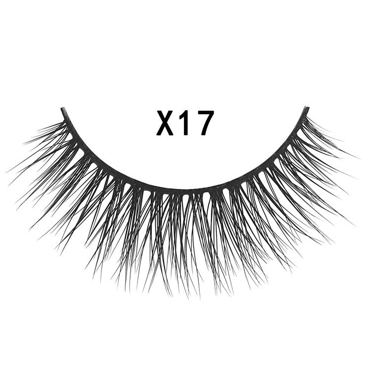 3 pairs 3D mink false eyelashes natural cross eyelashes