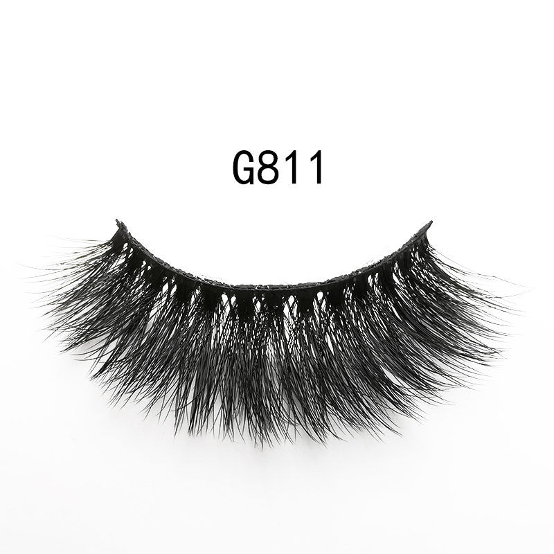 5 Pairs 3D Mink Hair False Eyelashes Natural Thick Eyelashes G800 Beauty Tool