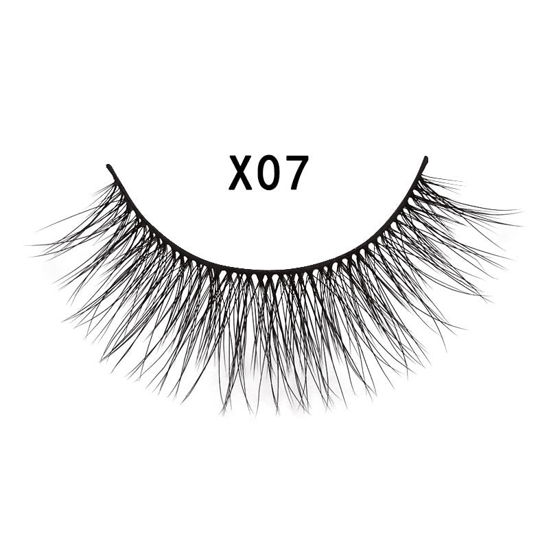 3 pairs 3D mink false eyelashes natural cross eyelashes