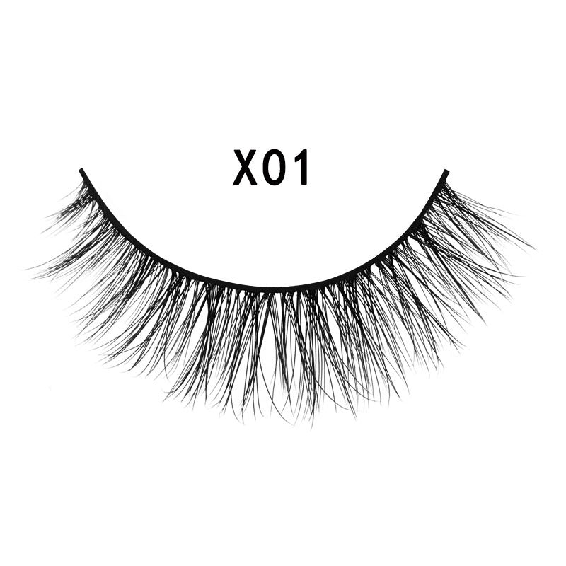 3 pairs 3D mink false eyelashes natural cross eyelashes