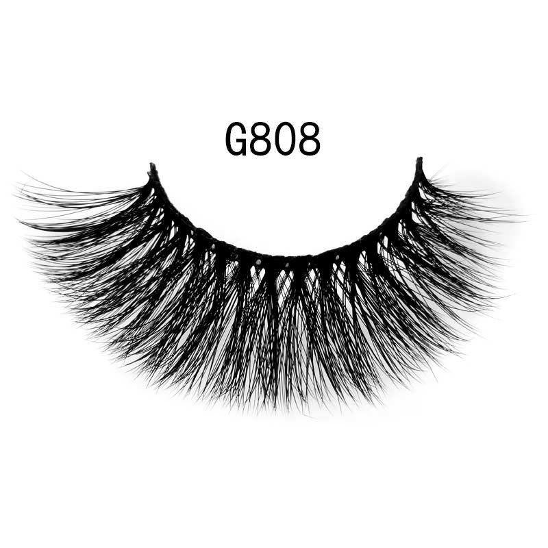 5 Pairs 3D Mink Hair False Eyelashes Natural Thick Eyelashes G800 Beauty Tool