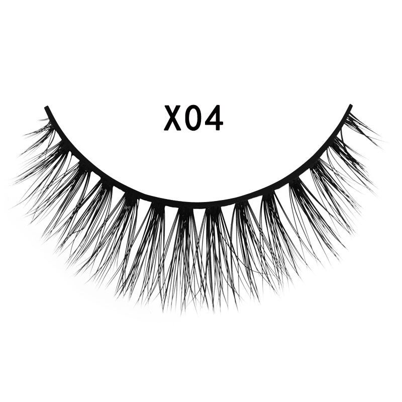 3 pairs 3D mink false eyelashes natural cross eyelashes