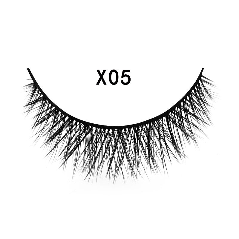 3 pairs 3D mink false eyelashes natural cross eyelashes