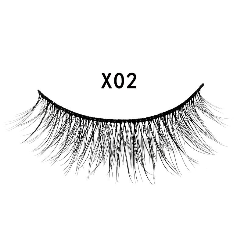 3 pairs 3D mink false eyelashes natural cross eyelashes