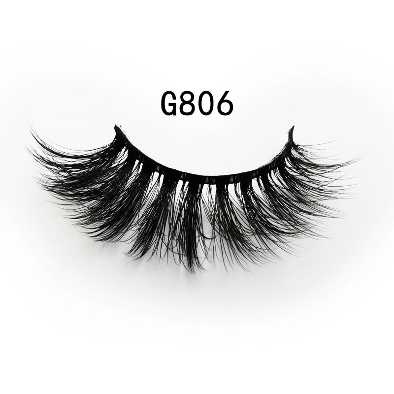 5 Pairs 3D Mink Hair False Eyelashes Natural Thick Eyelashes G800 Beauty Tool