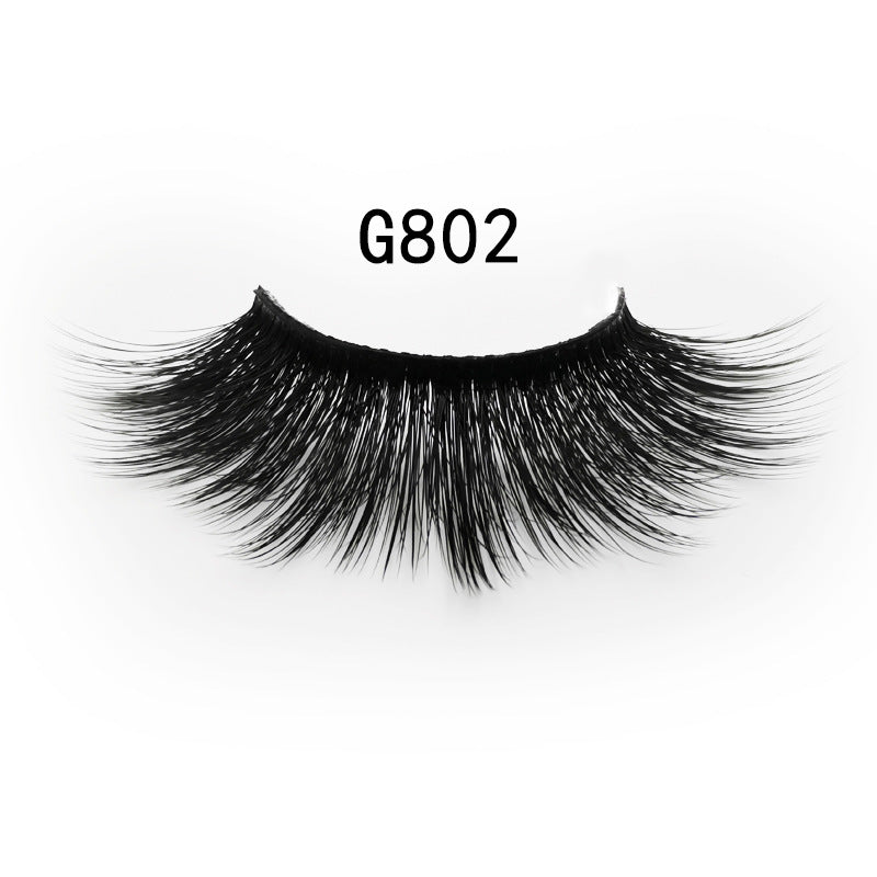 5 Pairs 3D Mink Hair False Eyelashes Natural Thick Eyelashes G800 Beauty Tool