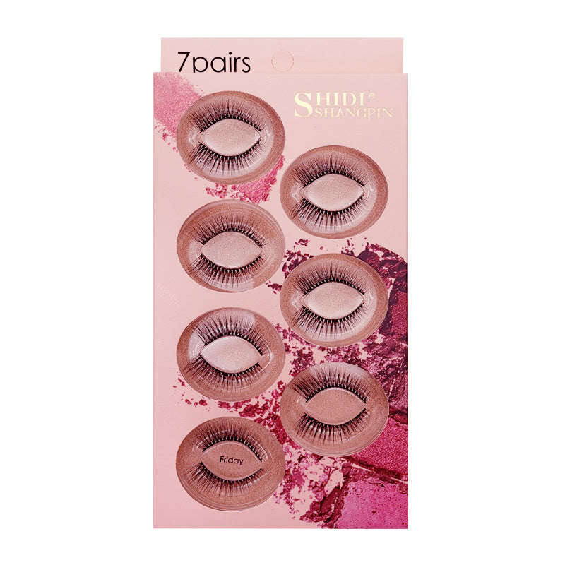 7 pairs 3D mink false eyelashes natural stereo eyelashes