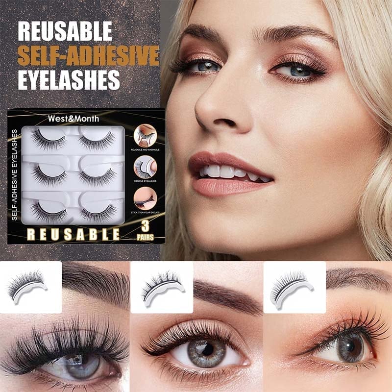 🔥BUY 1 GET 1 FREE 🔥Reusable self-adhesive false eyelashes