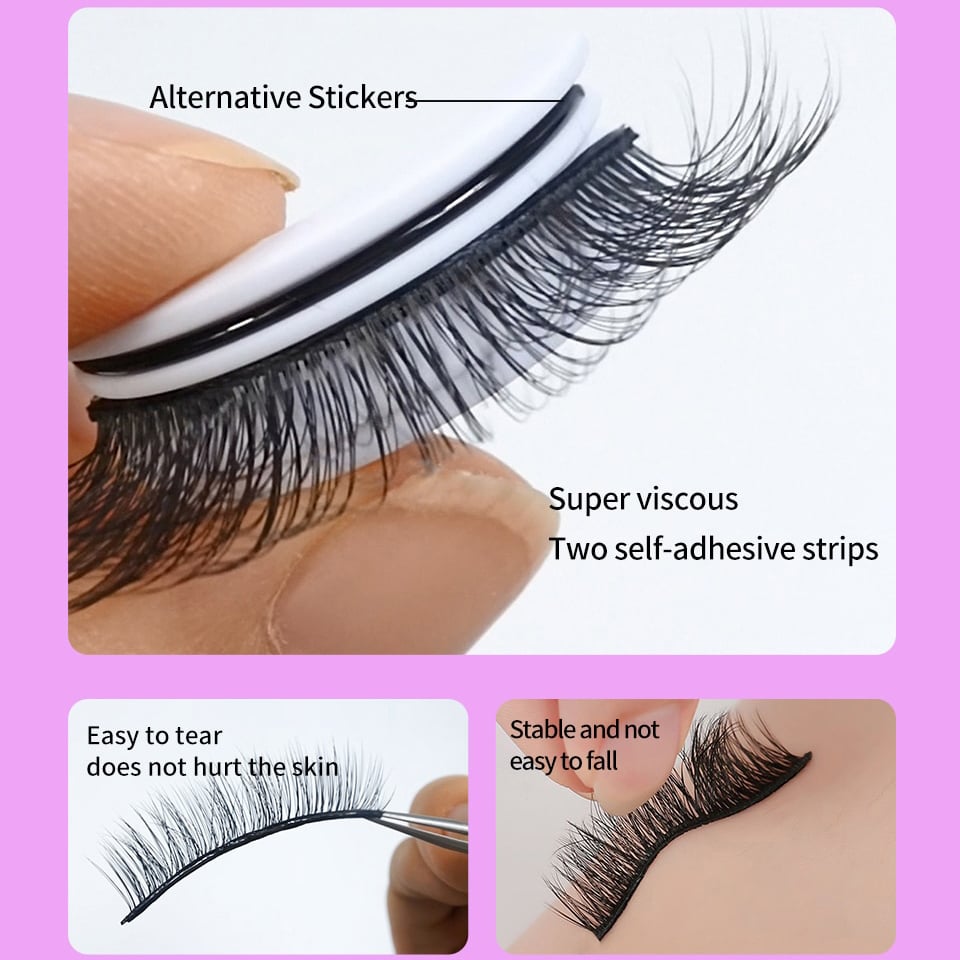 🔥BUY 1 GET 1 FREE 🔥Reusable self-adhesive false eyelashes