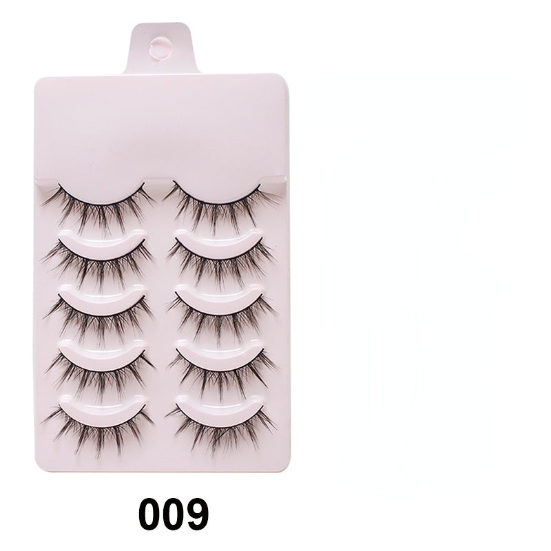 5 Pairs makeup 3D mink manga lashes faux cils korean natural fake eyelashes extenstion wimpern cosplay fluffy false eyelashes