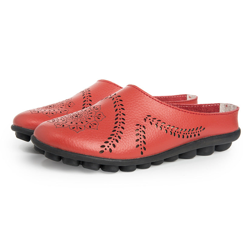 Joliejuly Casual All-match Hollow Slippers Virsion