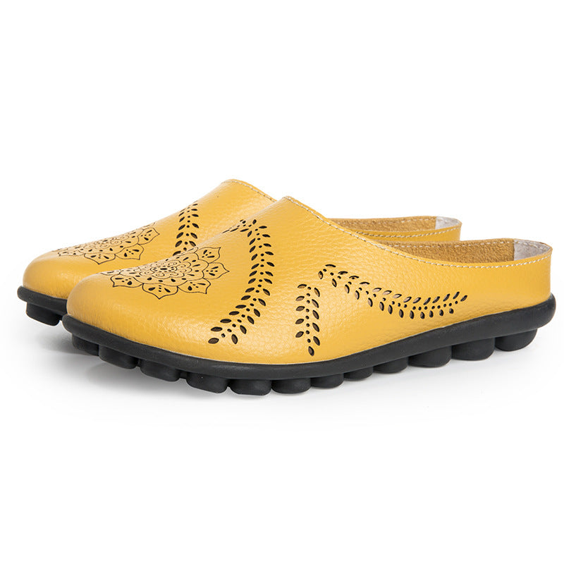 Joliejuly Casual All-match Hollow Slippers Virsion