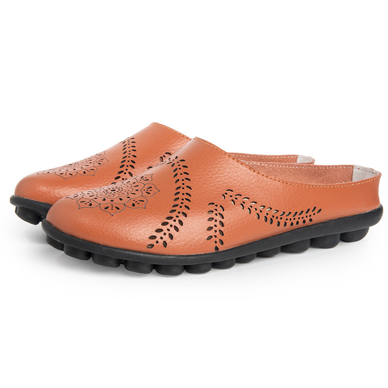 Joliejuly Casual All-match Hollow Slippers Virsion