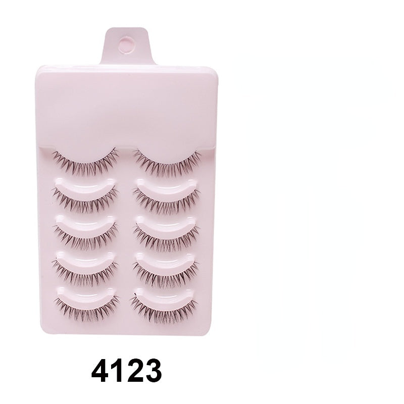 5 Pairs makeup 3D mink manga lashes faux cils korean natural fake eyelashes extenstion wimpern cosplay fluffy false eyelashes