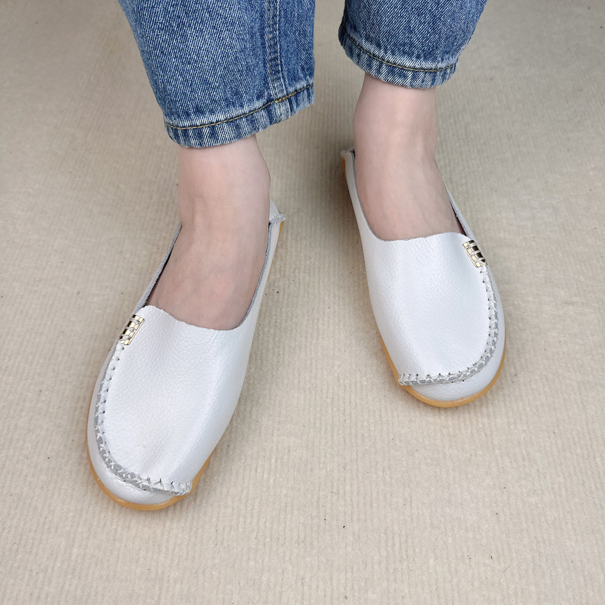 Joliejuly - Comfortable Leather Loafers