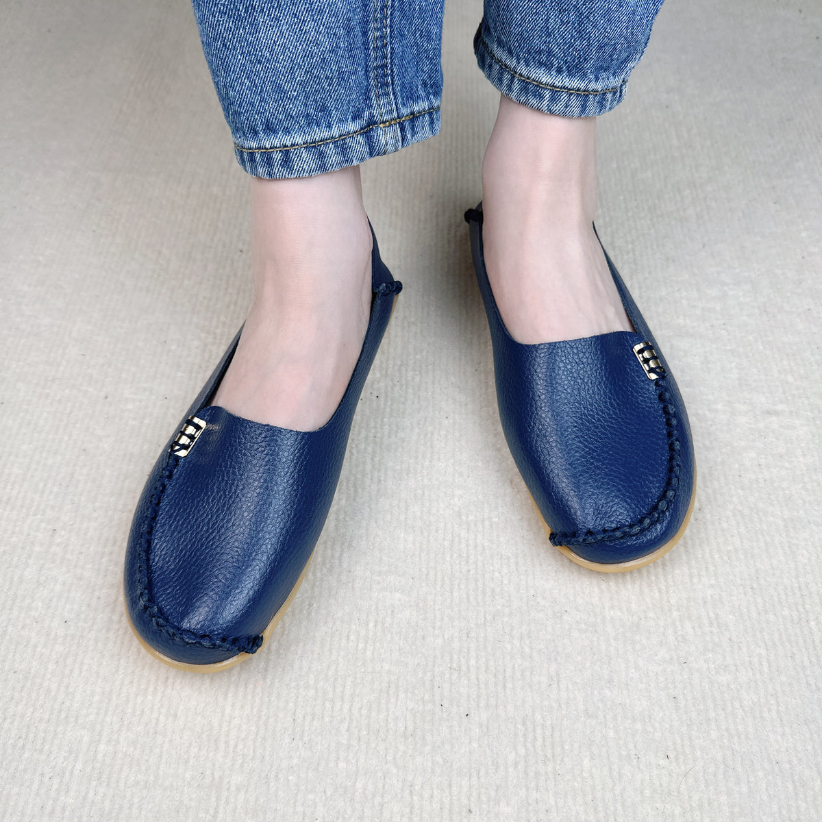 Joliejuly - Comfortable Leather Loafers