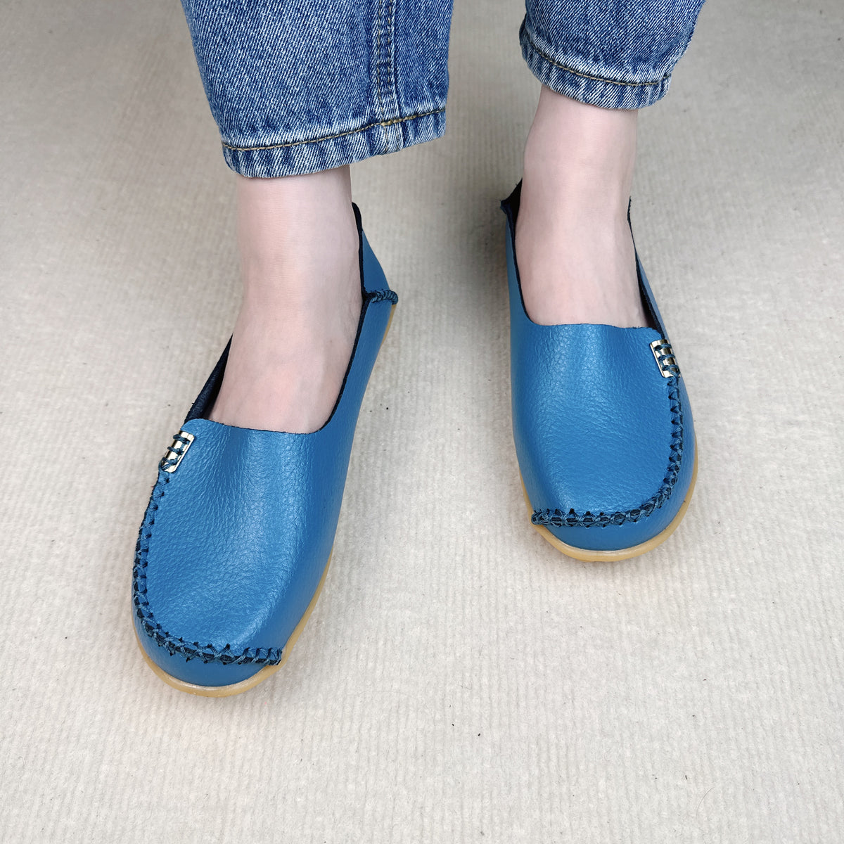 Joliejuly - Comfortable Leather Loafers