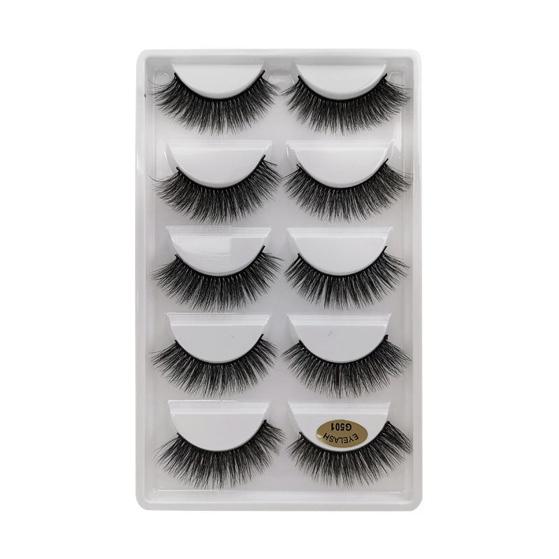 3/5/10 Pair 3D Mink Lashes Natural Eyelash Dramatic False Eyelashes Faux Cils Makeup Fake Eyelash Extension maquiagem