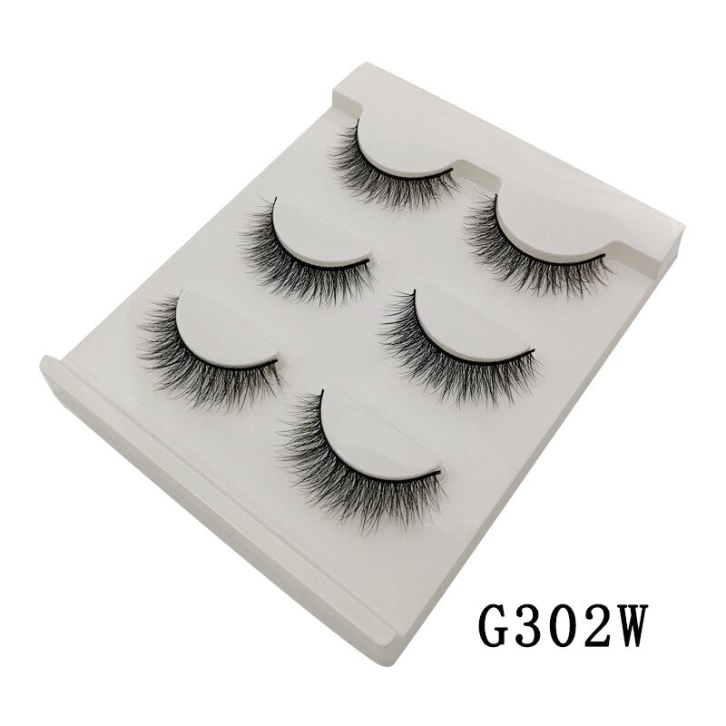 3/5/10 Pair 3D Mink Lashes Natural Eyelash Dramatic False Eyelashes Faux Cils Makeup Fake Eyelash Extension maquiagem