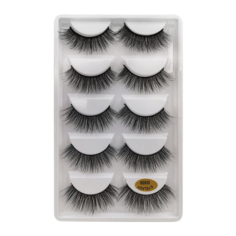 3/5/10 Pair 3D Mink Lashes Natural Eyelash Dramatic False Eyelashes Faux Cils Makeup Fake Eyelash Extension maquiagem