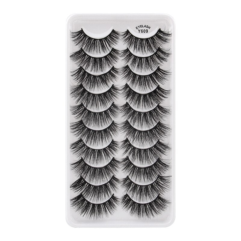 3/5/10 Pair 3D Mink Lashes Natural Eyelash Dramatic False Eyelashes Faux Cils Makeup Fake Eyelash Extension maquiagem