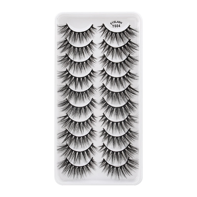 3/5/10 Pair 3D Mink Lashes Natural Eyelash Dramatic False Eyelashes Faux Cils Makeup Fake Eyelash Extension maquiagem