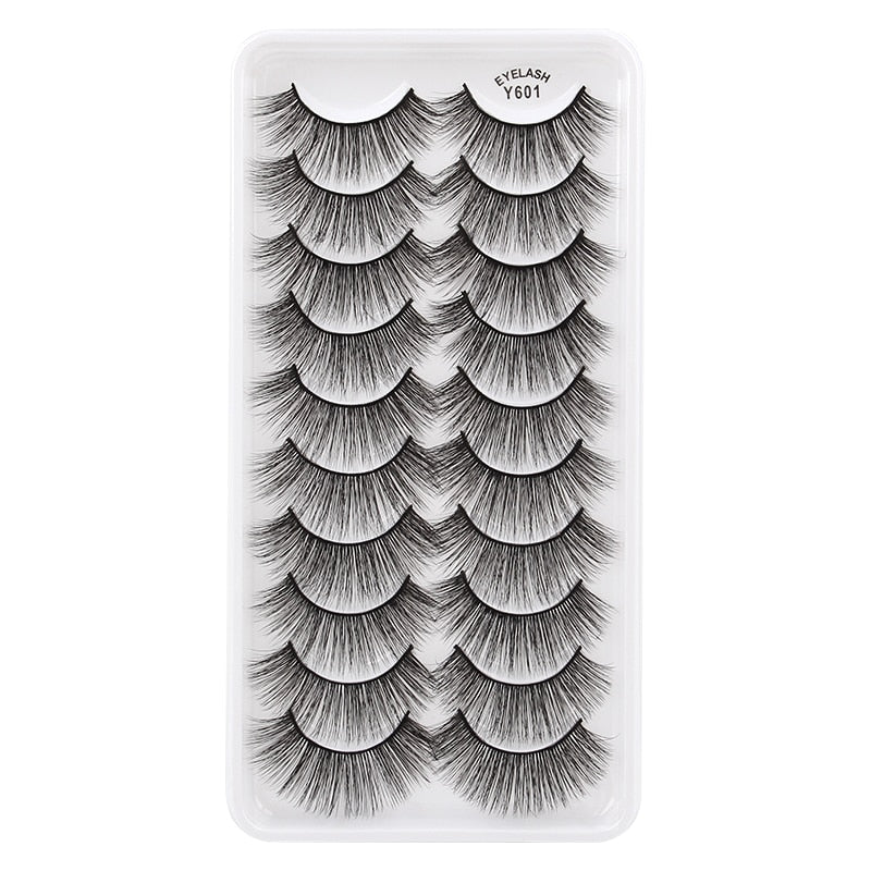 3/5/10 Pair 3D Mink Lashes Natural Eyelash Dramatic False Eyelashes Faux Cils Makeup Fake Eyelash Extension maquiagem