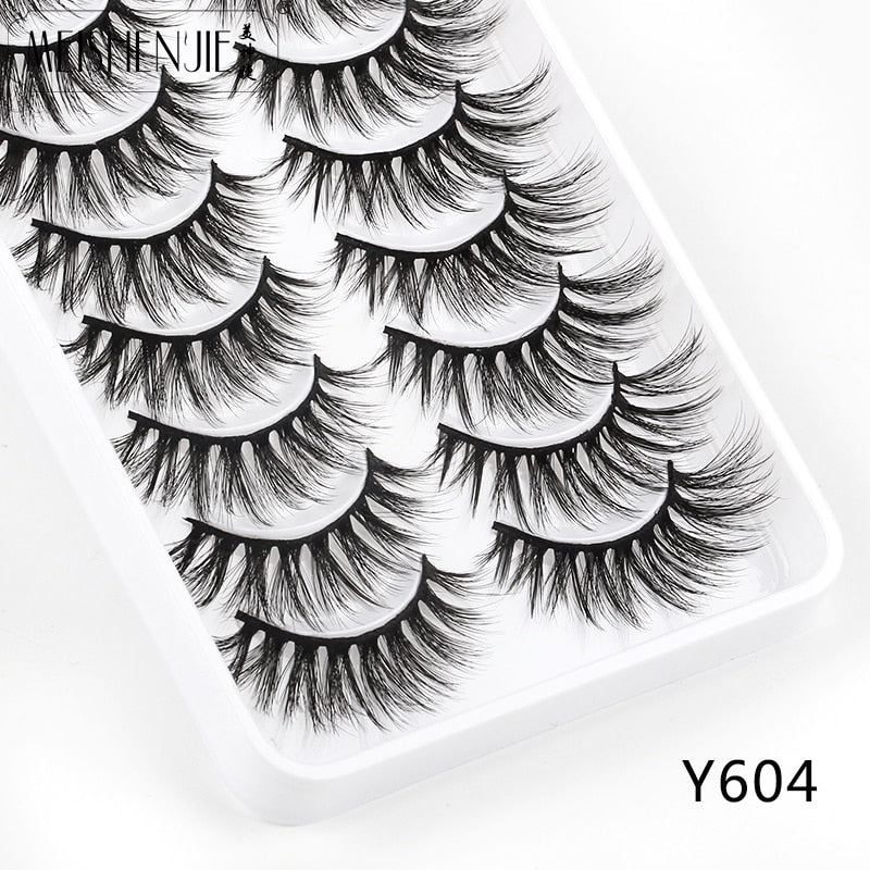 3/5/10 Pair 3D Mink Lashes Natural Eyelash Dramatic False Eyelashes Faux Cils Makeup Fake Eyelash Extension maquiagem