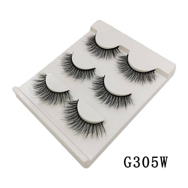 3/5/10 Pair 3D Mink Lashes Natural Eyelash Dramatic False Eyelashes Faux Cils Makeup Fake Eyelash Extension maquiagem