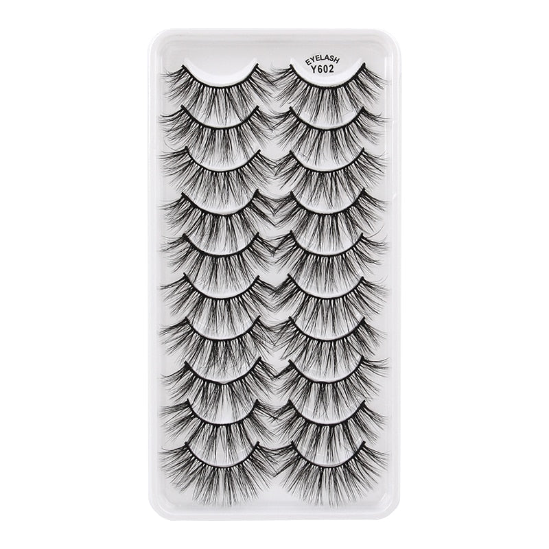 3/5/10 Pair 3D Mink Lashes Natural Eyelash Dramatic False Eyelashes Faux Cils Makeup Fake Eyelash Extension maquiagem