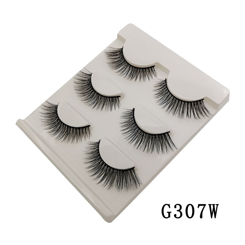 3/5/10 Pair 3D Mink Lashes Natural Eyelash Dramatic False Eyelashes Faux Cils Makeup Fake Eyelash Extension maquiagem