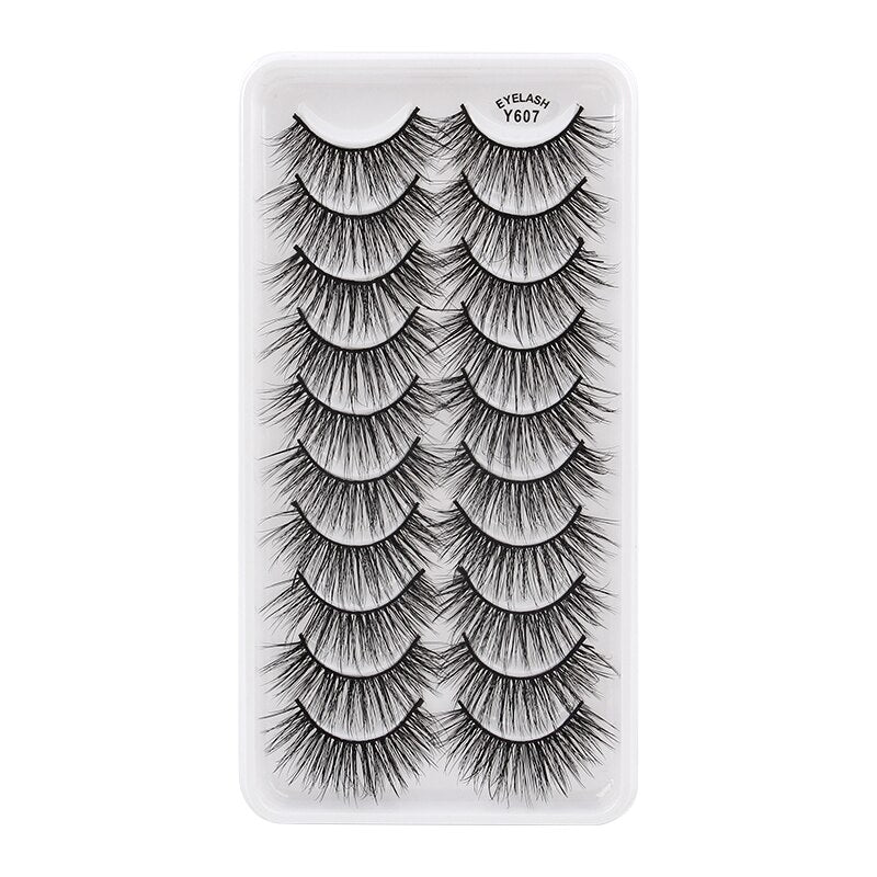 3/5/10 Pair 3D Mink Lashes Natural Eyelash Dramatic False Eyelashes Faux Cils Makeup Fake Eyelash Extension maquiagem