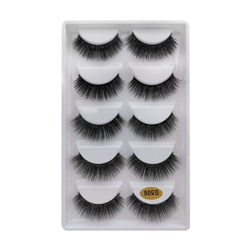 3/5/10 Pair 3D Mink Lashes Natural Eyelash Dramatic False Eyelashes Faux Cils Makeup Fake Eyelash Extension maquiagem