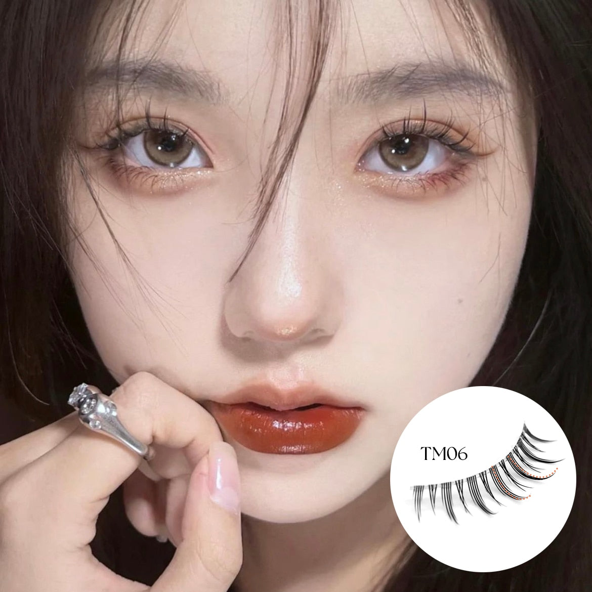 5 Pairs cosplay 3D Faux Mink Lashes Natural short Full Strip Lashes Clear Band Soft Natural Eyelashes Extension