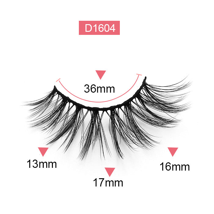 Joliejuly Natural Thick Messy Curled Fashion False Eyelashes