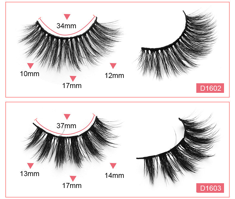 Joliejuly Natural Thick Messy Curled Fashion False Eyelashes