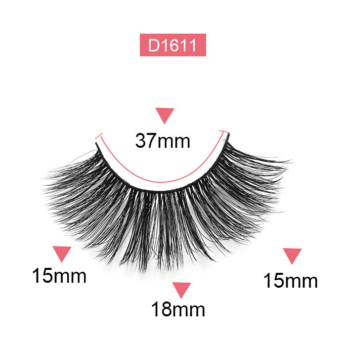 Joliejuly Natural Thick Messy Curled Fashion False Eyelashes