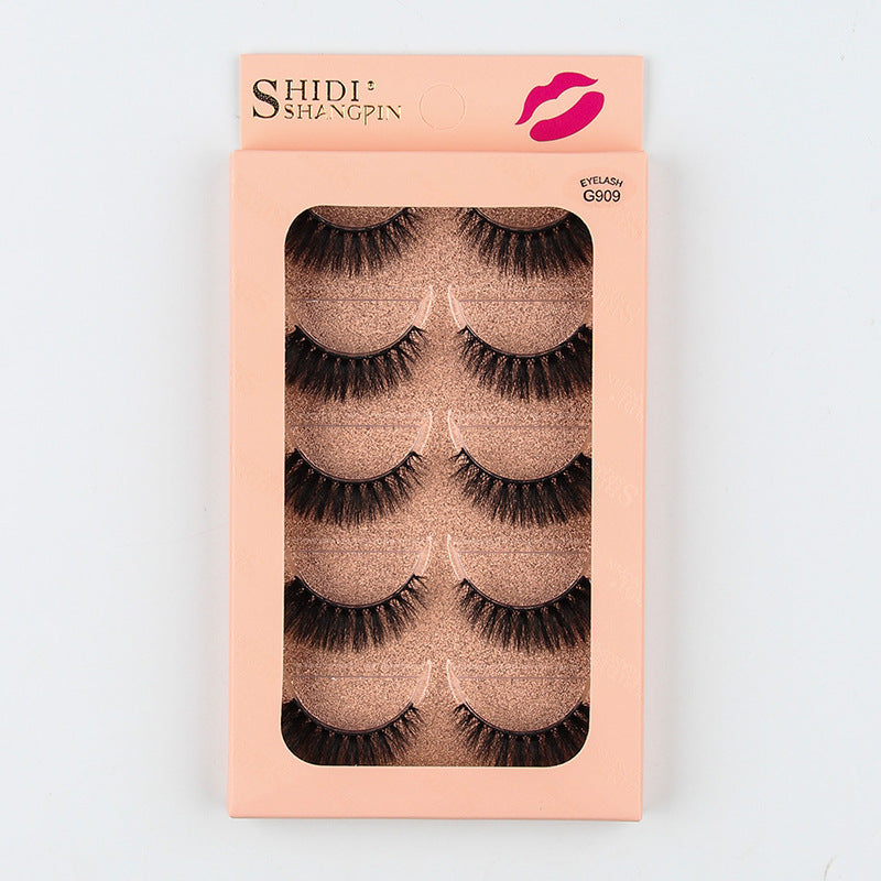 5 pairs of fake eyelashes 3D natural thick mink like eyelashes