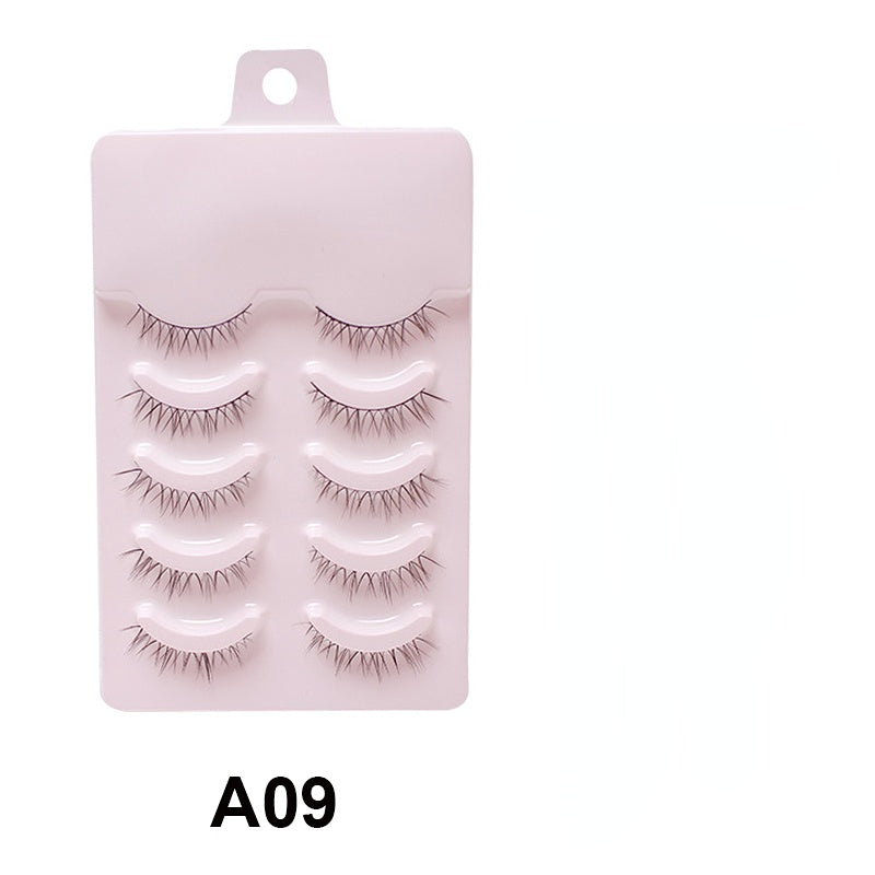 5 Pairs makeup 3D mink manga lashes faux cils korean natural fake eyelashes extenstion wimpern cosplay fluffy false eyelashes