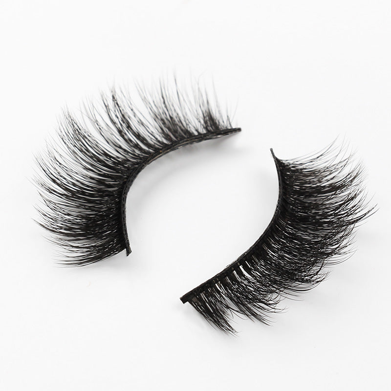 New Waterproof 3 Pairs Mink Hair Eyelashes