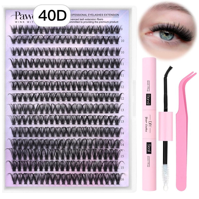 Joliejuly 40D-0.07D-9-16MIX KITDIY Eyelash Extension Kit 280pcs