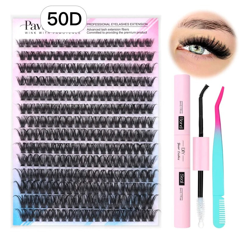 Joliejuly 50D-0.07D-9-16MIX KITDIY Eyelash Extension Kit 280pcs