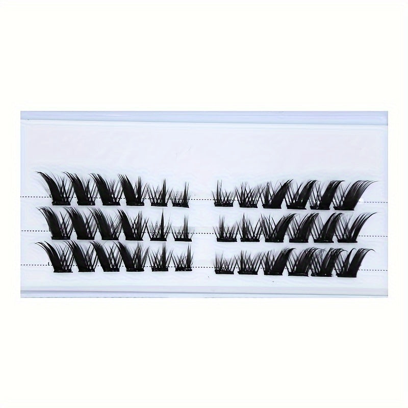 No Glue Need - Joliejuly Self Adhesive Segmented False Eyelashes DIY Cluster False Eyelashes